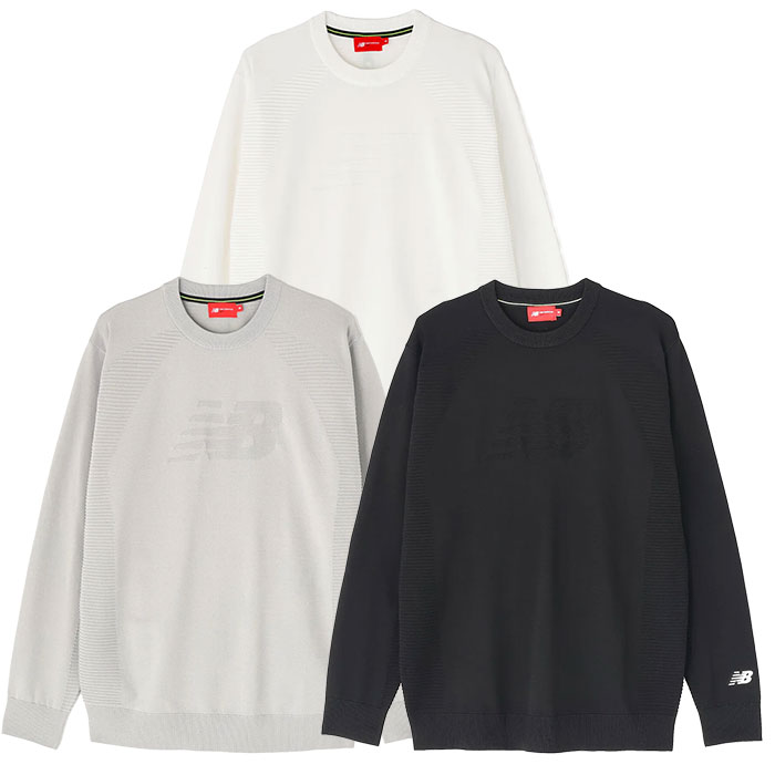 ニューバランス クルーネック ニット プルオーバー 012-6170001 メンズ 長袖 ゴルフウェア newbalance 2026春夏モデル 日本正規品