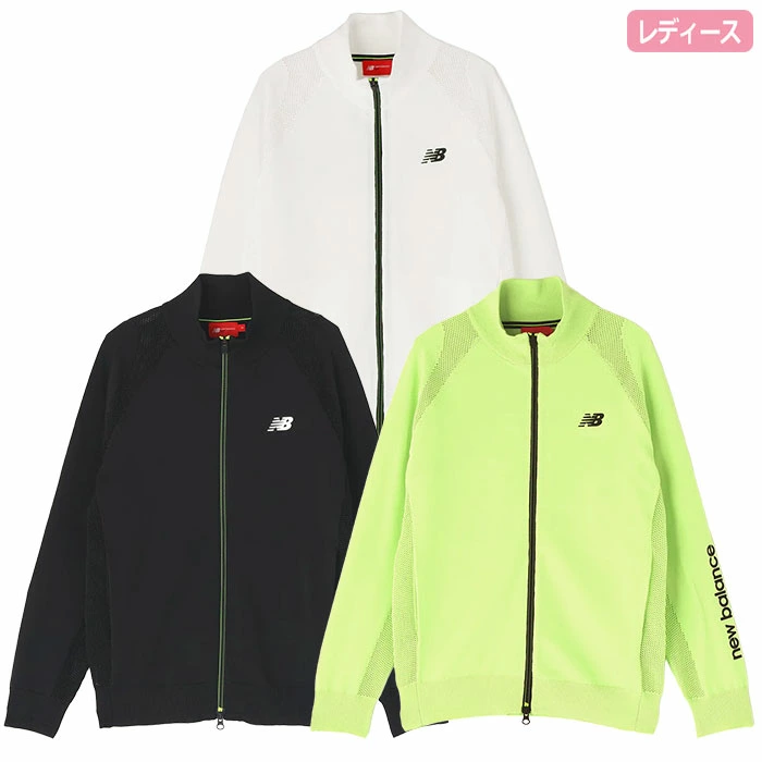ニューバランス フルジップ ニット ブルゾン 012-6172501 レディース 長袖 ゴルフウェア newbalance 2026春夏モデル 日本正規品