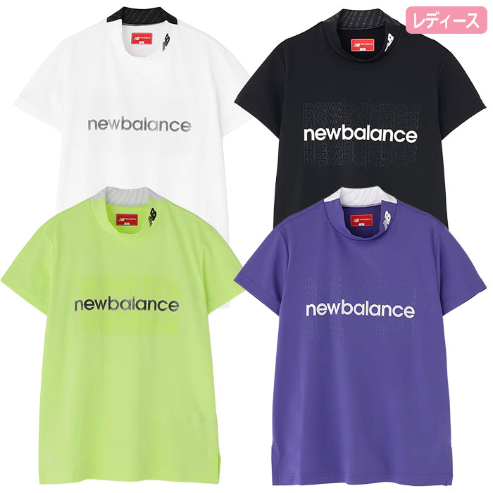 ニューバランス 半袖 モックネック プルオーバー 012-6166501 レディース 長袖 ゴルフウェア newbalance 2026春夏モデル 日本正規品
