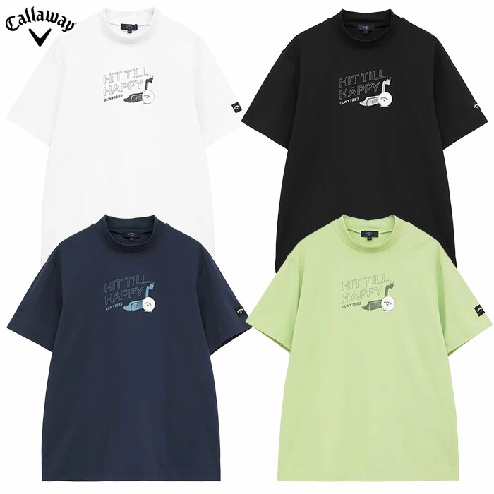 キャロウェイ -3℃裏クールリラックス半袖モックネック C26134119 メンズ Callaway ゴルフウェア 2026春夏モデル 日本正規品