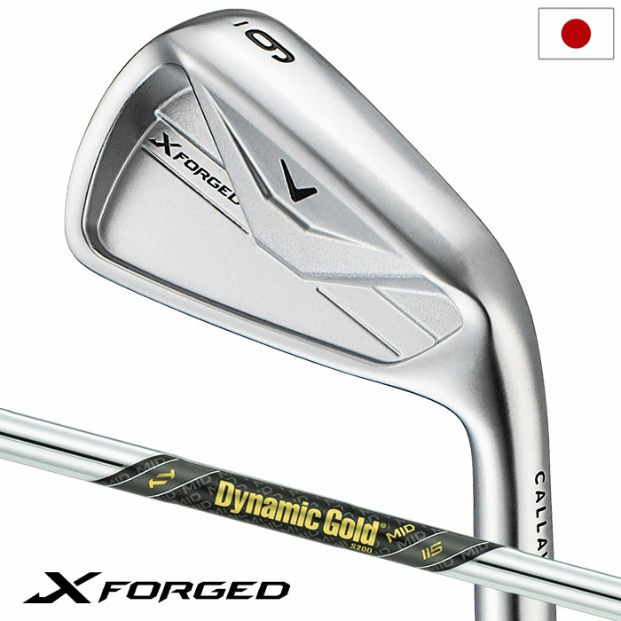 キャロウェイ X FORGED アイアン 5本セット(6-9,PW) メンズ 右用 Dynamic Gold MID115 スチールシャフト 日本正規品 2026年モデル Callaway ゴルフクラブ