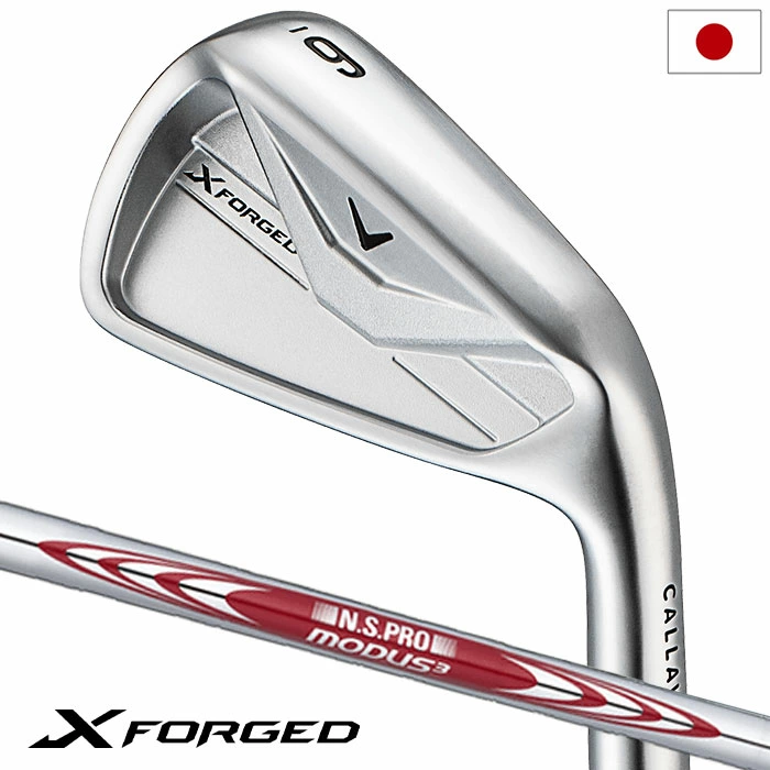キャロウェイ X FORGED アイアン 5本セット(6-9,PW) メンズ 右用 N.S.PRO MODUS TOUR 105 スチールシャフト 日本正規品 2026年モデル Callaway ゴルフクラブ