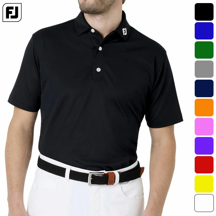 フットジョイ Essential Mens Solid ストレッチ鹿の子半袖シャツ FJ-S26-BES01 メンズ 半袖 ゴルフウェア FOOTJOY 2026春夏モデル 日本正規品