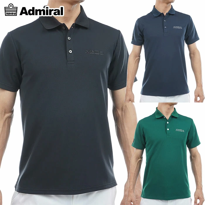 アドミラル Admiral Golf カラタッチ＋(PLUS) ポロシャツ ADMA606 メンズ 半袖 ゴルフウェア 2026春夏モデル 日本正規品