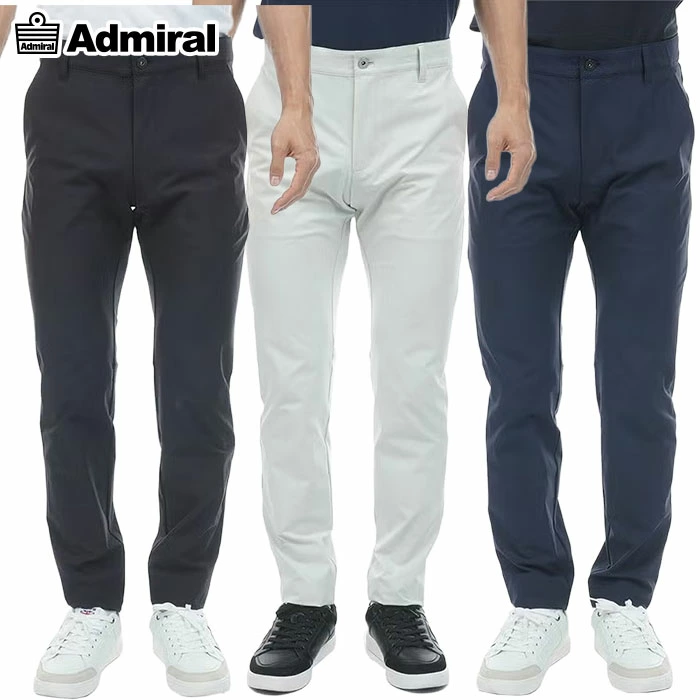 アドミラル Admiral Golf 冷感ナイロン テーパードパンツ ADMA640 メンズ ゴルフウェア 2026春夏モデル 日本正規品