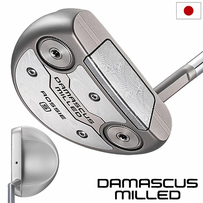 オデッセイ DAMASCUS MILLED ROSSIE S パター メンズ 右用 スチールシャフト 2026年モデル ODYSSEY 日本正規品 日本モデル ゴルフクラブ 5月15日発売