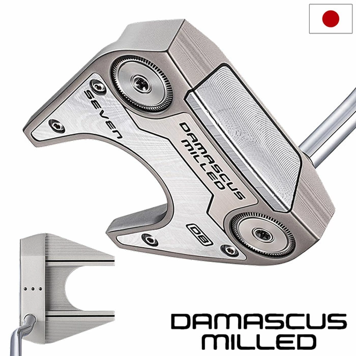 オデッセイ DAMASCUS MILLED SEVEN DB パター メンズ 右用 スチールシャフト 2026年モデル ODYSSEY 日本正規品 日本モデル ゴルフクラブ 5月15日発売
