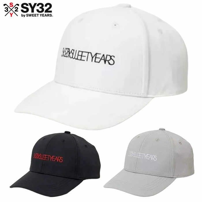 SY32 GOLF キャップ MINI HERRINGBONE EMB CAP メンズ SYG-26S9-01 ゴルフキャップ 帽子 CAP メンズ 日本正規品 2026春夏モデル