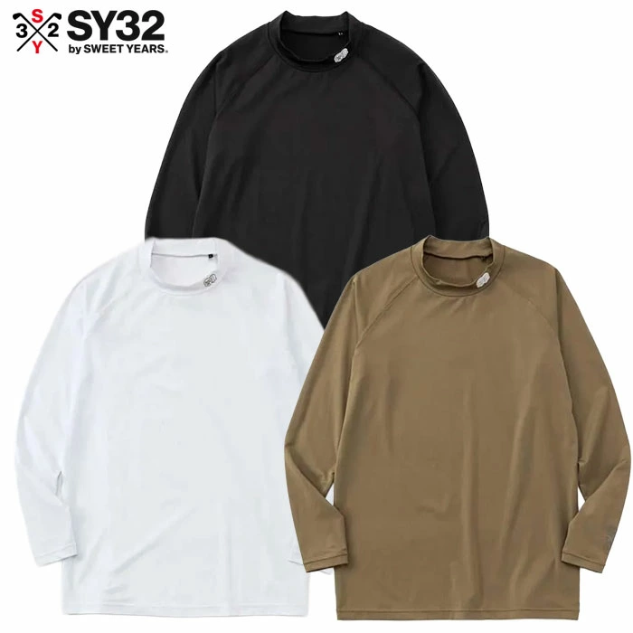 SY32 GOLF シャツ INNER MOCK SHIRTS メンズ 長袖 SYG-26S1-13 ゴルフウェア 日本正規品 2026春夏モデル