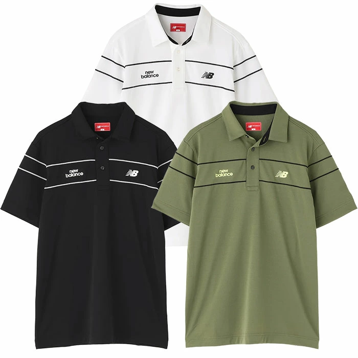 ニューバランス 半袖 カラーシャツ 012-6168004 メンズ new balance 2026春夏モデル 日本正規品