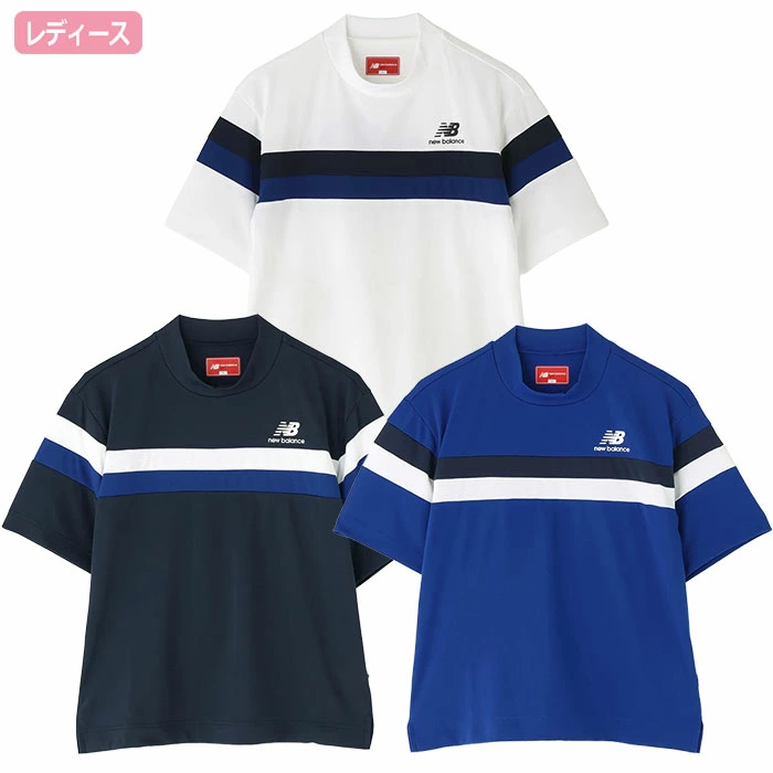 ニューバランス 超速乾 ハーフスリーブ モックネック プルオーバー 012-6166504 レディース new balance 2026春夏モデル 日本正規品