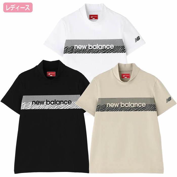 ニューバランス 半袖 モックネック プルオーバー 012-6166510 レディース new balance 2026春夏モデル 日本正規品