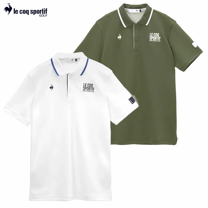 ルコックスポルティフ マーキングデザイン半袖ポロシャツ LG6SHS11M メンズ ゴルフウェア ゴルフ le coq sportif golf 2026春夏モデル 日本正規品