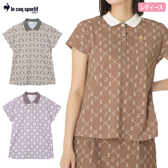 ルコックスポルティフ Aラインシルエット 半袖シャツ LG6SHS08L レディース ゴルフウェア ゴルフ le coq sportif golf 2026春夏モデル 日本正規品