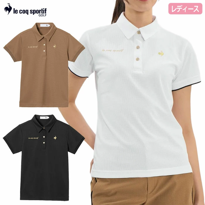 ルコックスポルティフ 半袖シャツ LG6SHS09L レディース ゴルフウェア ゴルフ le coq sportif golf 2026春夏モデル 日本正規品