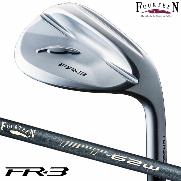 フォーティーン FR-3 ウェッジ パールサテン仕上げ メンズ 右用 FT-62w_Ver2 カーボン Fourteen 日本正規品 2026年モデル ゴルフクラブ