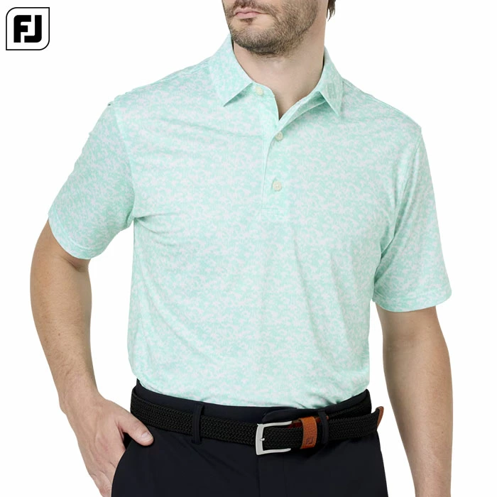 フットジョイ ヒデゥンパルム　ストレッチライル半袖シャツ FJ-S26-S03 メンズ ゴルフウェア FOOTJOY 2026春夏モデル 日本正規品