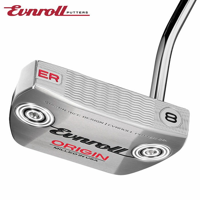 EVNROLL イーブンロール ER8 Squareback Mid-Mallet パター メンズ 右用 オリジンシリーズ 2026年モデル ゴルフクラブ 日本正規品
