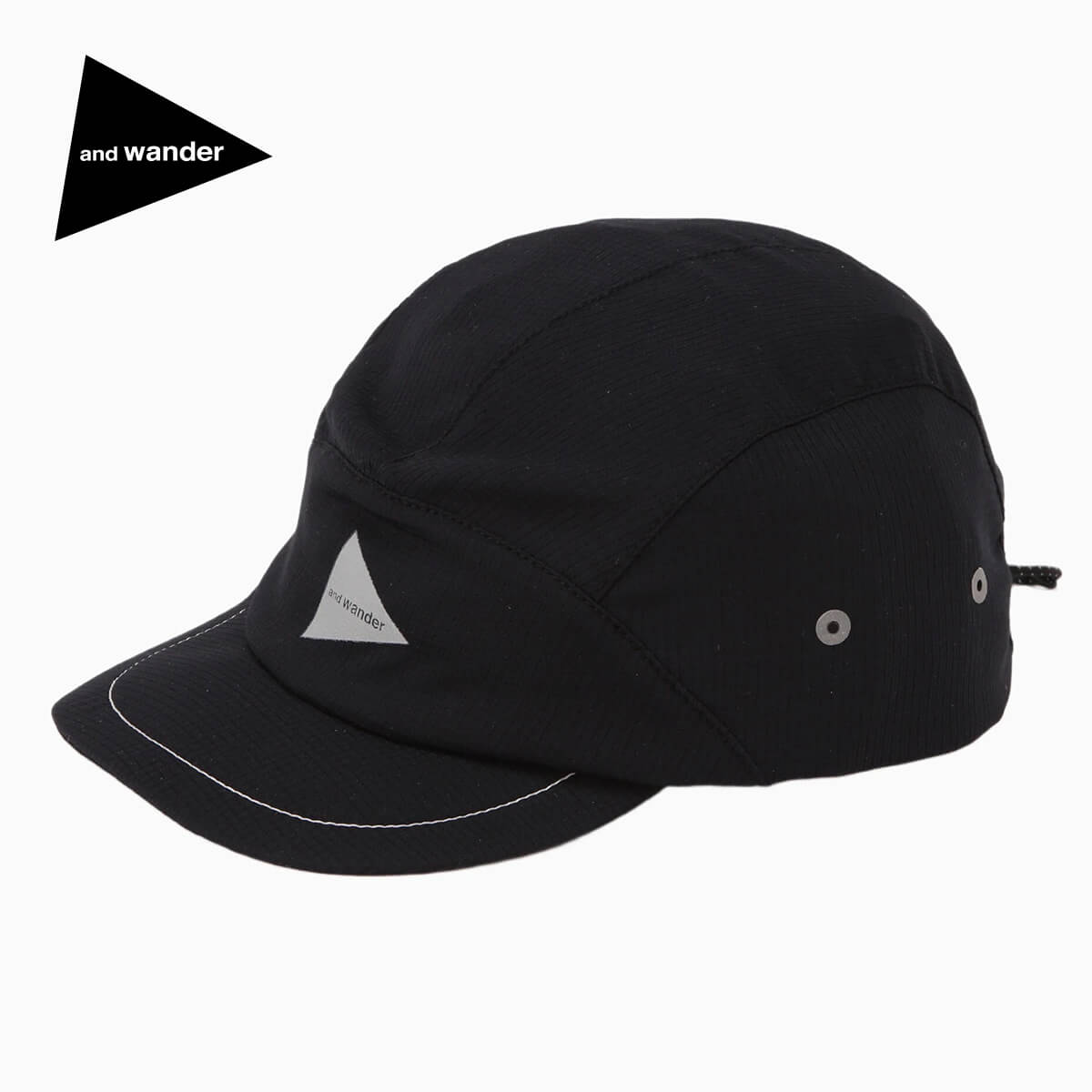 and wander アンドワンダー ベントキャップ