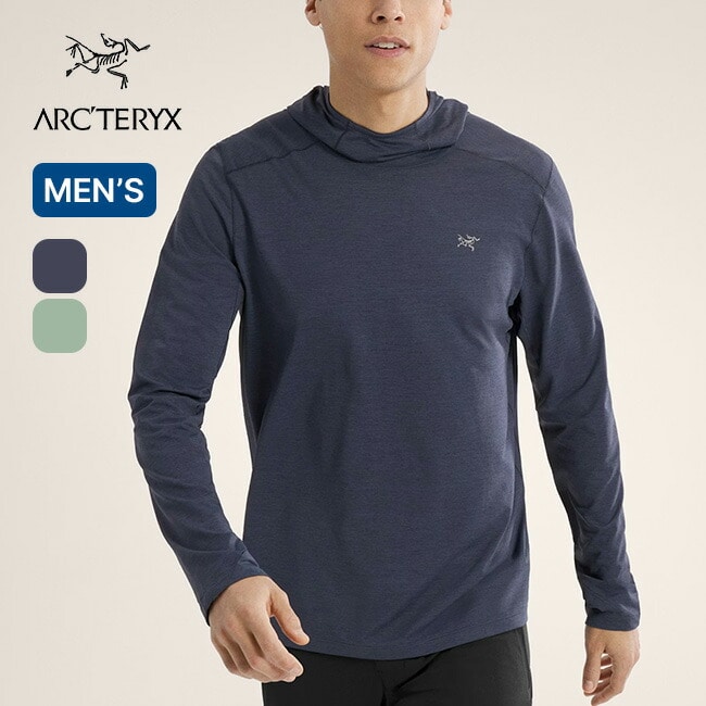 ARC'TERYX アークテリクス コーマックフーディ メンズ ブラックサファイアヘザー M
