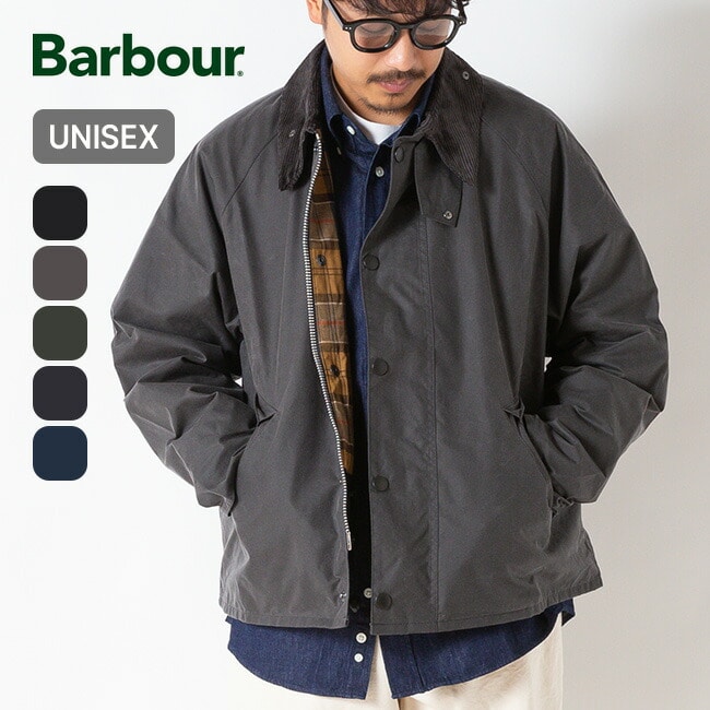 Barbour バブアー OSトランスポートワックスジャケット ブラック 36