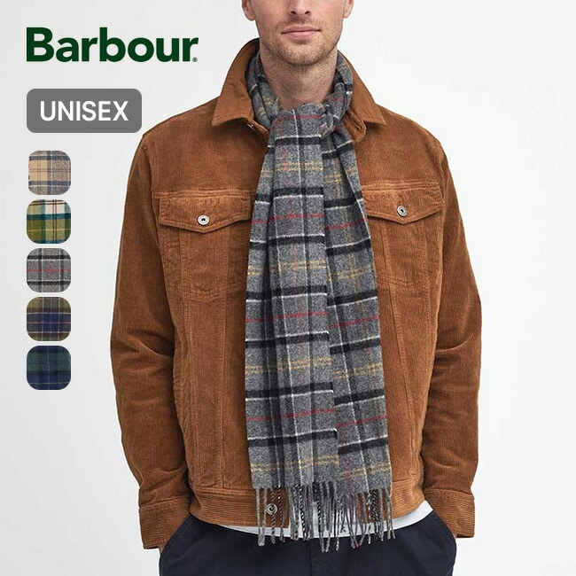 Barbour バブアー タータンラムズウールスカーフ クラシック