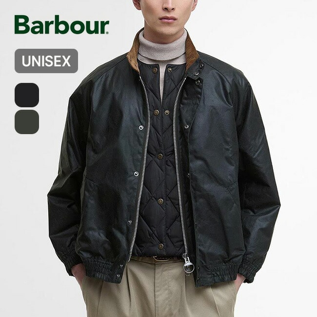 Barbour バブアー ブルゾントランスポートワックスジャケット セージ 38