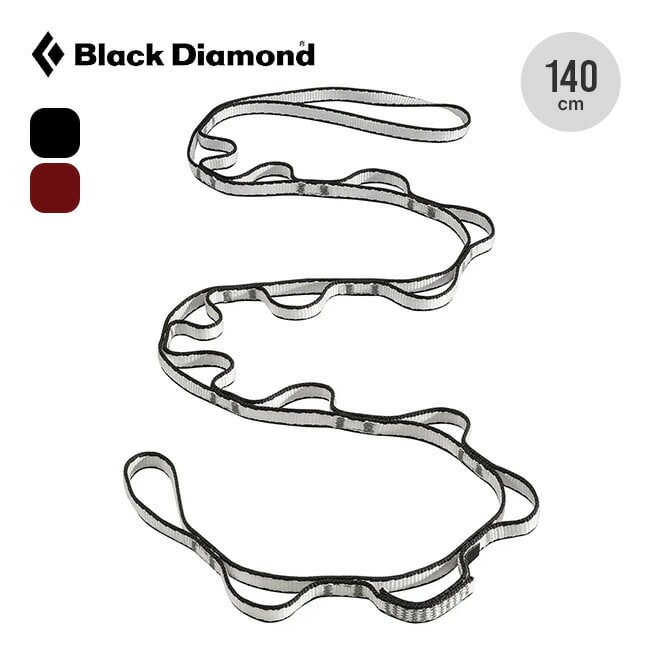 Black Diamond ブラックダイヤモンド 12mmダイネックスデイジーチェーン 140cm レッド