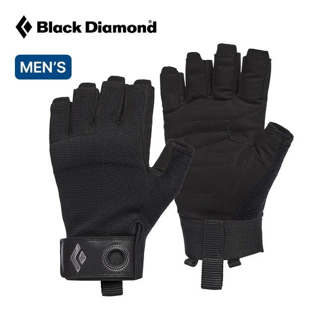 Black Diamond ブラックダイヤモンド クラッグ ハーフフィンガーグローブ メンズ ブラック S