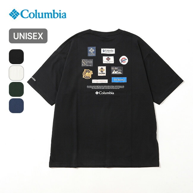 Columbia コロンビア スタックブルックグラフィックショートスリーブTシャツ ユニセックス スプルース L