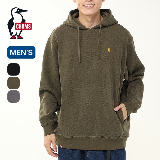 CHUMS チャムス トラウトボーンフーディ メンズ チャコール L/O