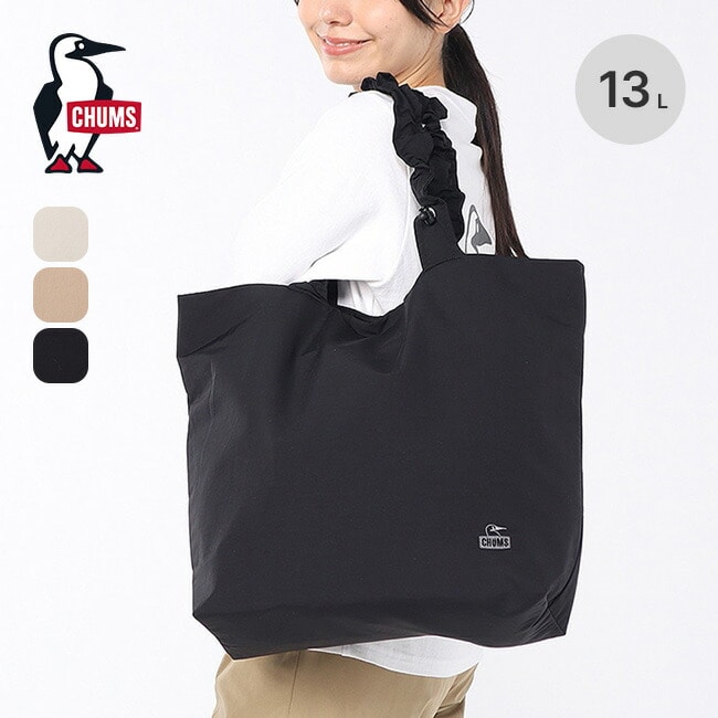 CHUMS チャムス ウェイビーストラップトートバッグ ブラック