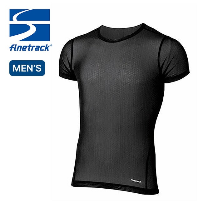 finetrack ファイントラック メンズ ドライレイヤークールT ブラック S