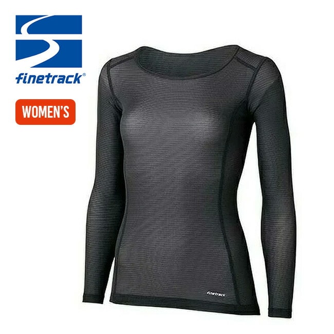 finetrack ファイントラック ドライレイヤーウォーム ロングスリーブ【ウィメンズ】 グラファイト M