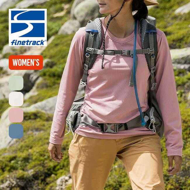 finetrack ファイントラック ドラウトクアッドロングスリーブ【ウィメンズ】 ジェイブルー XL