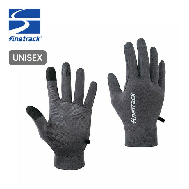 finetrack ファイントラック メリノスピングローブ ダークグレー S