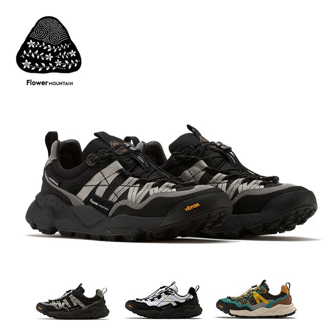 Flower Mountain フラワーマウンテン イワノ2 ブラック/グレー 39