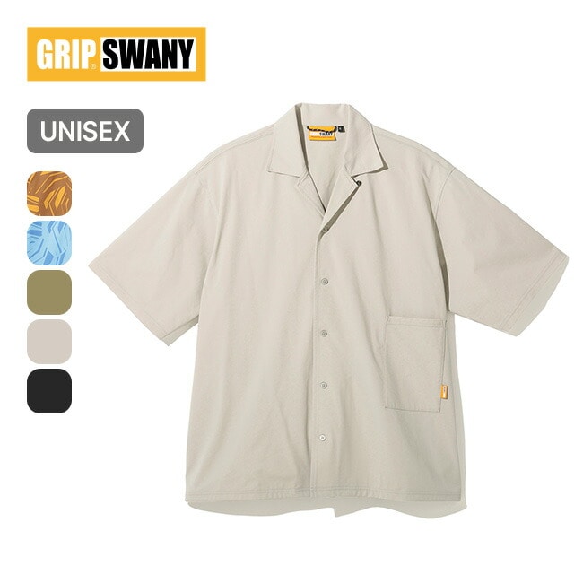 GRIP SWANY グリップスワニー GSエアーフローシャツ 2.0 ライトグレー S