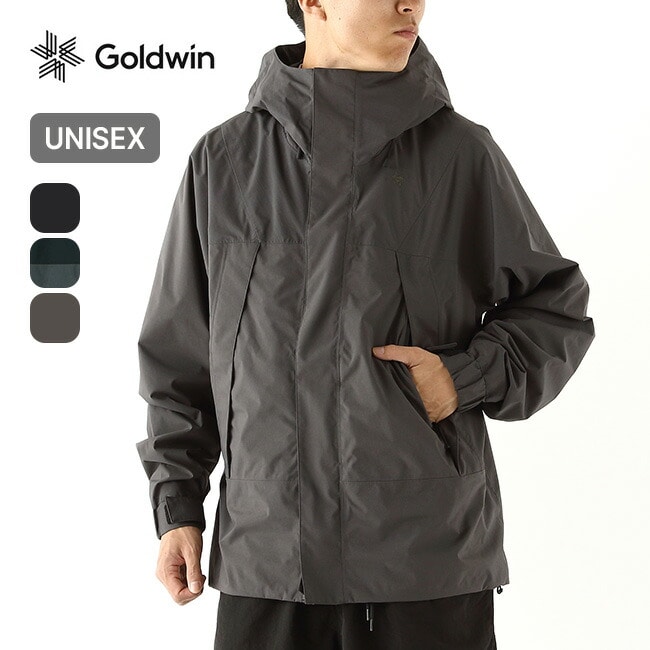 GOLDWIN ゴールドウィン パーテックスアンリミテッド2Lジャケット ユニセックス ブラック×ディープチャコール 3
