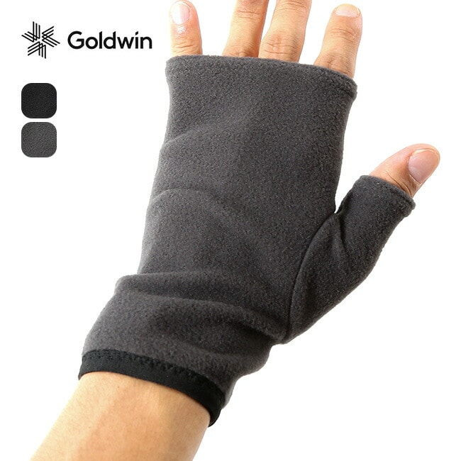 GOLDWIN ゴールドウィン ポーラテックパワーストレッチフィンガーレスグローブ シャドーグレー 2