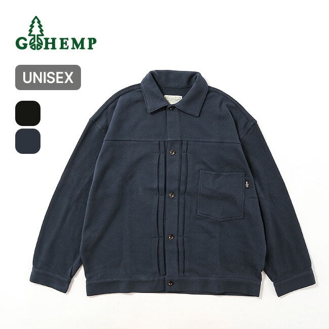 GOHEMP ゴーヘンプ プリーツジージャン デニム M