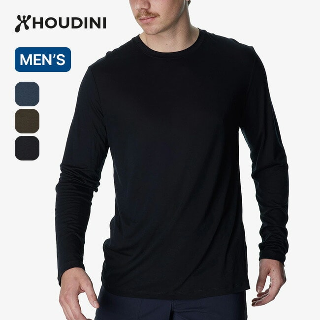 HOUDINI フーディニ ツリーLS Tee メンズ ビッグバンブルー M