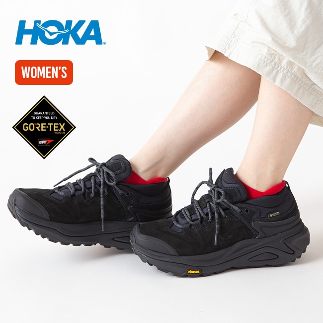 HOKA ホカ カハ3 ローGTX【ウィメンズ】 ブラック/ブラック 7(24cm)