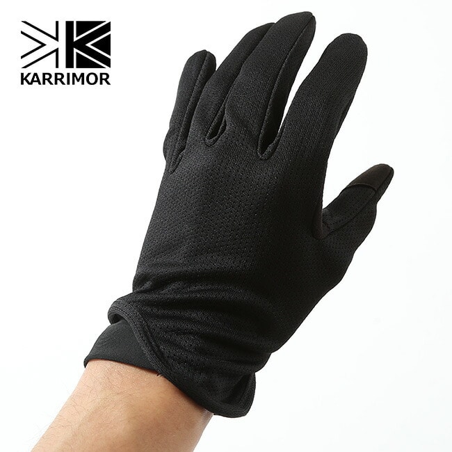 KARRIMOR カリマー トレックメッシュグローブ ブラック S
