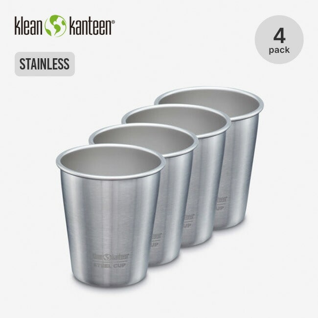 Klean Kanteen クリーンカンティーン スチールカップ 10oz 4個パック
