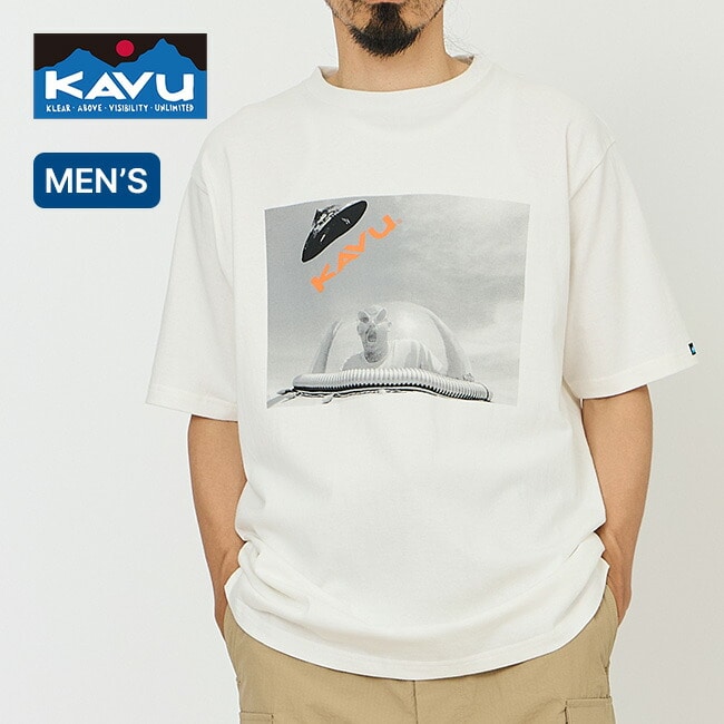 KAVU カブー フォトTeeチルバ ホワイト M