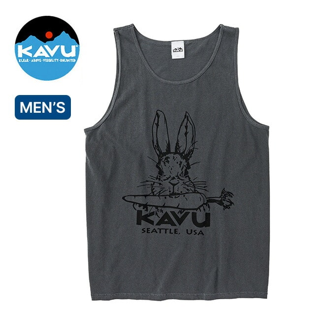 KAVU カブー ラビットタンクトップ ペッパー L