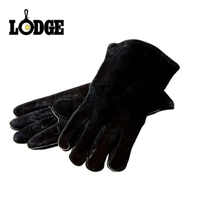 LODGE ロッジ レザーグローブ ブラック
