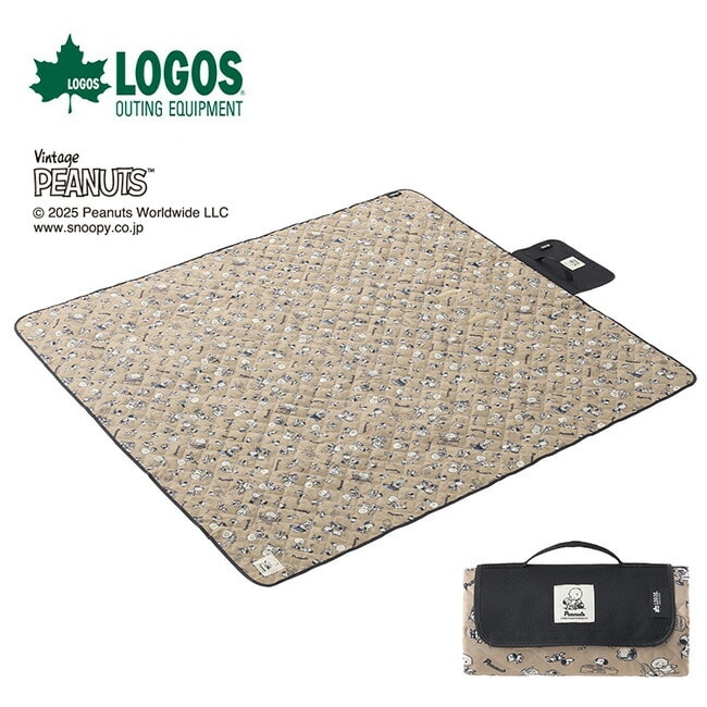 LOGOS ロゴス スヌーピー(PEANUTS 75years)キルティングシート
