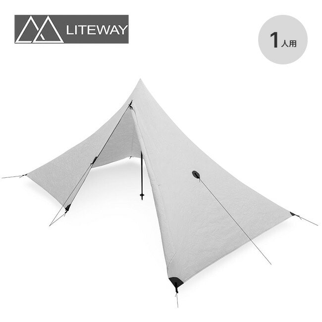 LITEWAY ライトウェイ ピラオムソロタープタイベック